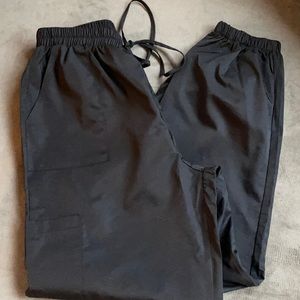 Romwe Black Parachute Pants with 4 pockets